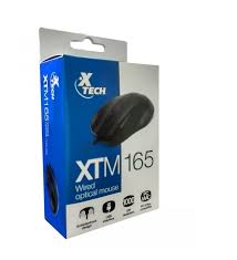 MOUSE XTECH XTM165 USB, NEGRO