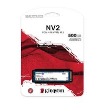 Disco solido Kingston NV2 500GB NVMe PCIe SSD SNV2S 500GB