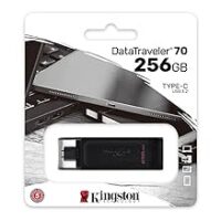 Memoria USB Tipo C DataTraveler 70, 256GB, USB 3.2