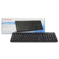 TECLADO ESTANDAR DISEÑO ERGONOMICO A PRUEBA DE AGU