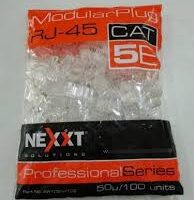 CONECTORES PARA RED RJ-45 NEXXT CAT5