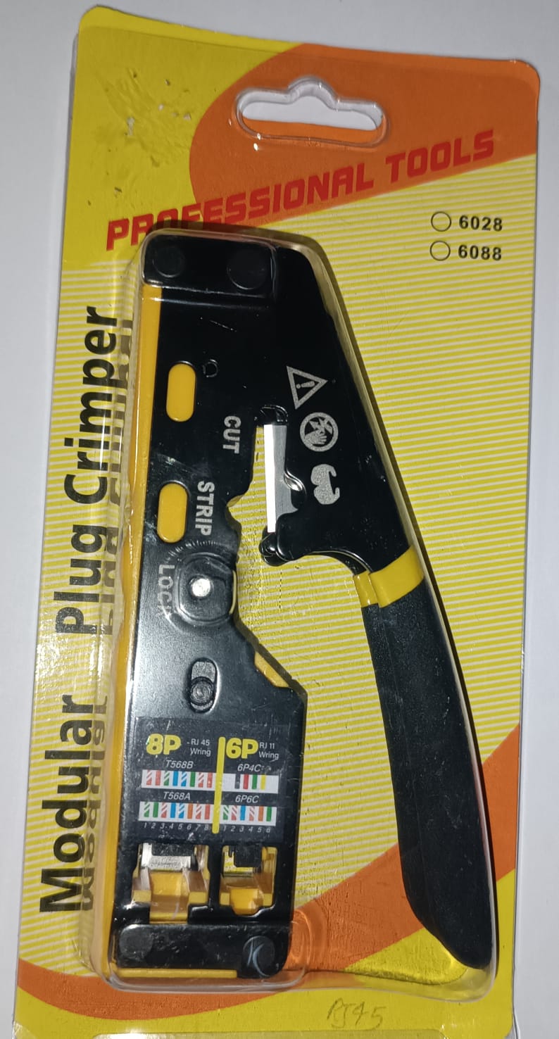 ponchadora Modular Plug Crimper 6028 RJ11,Rj45 6088 Rj11,RJ45 (EZ)