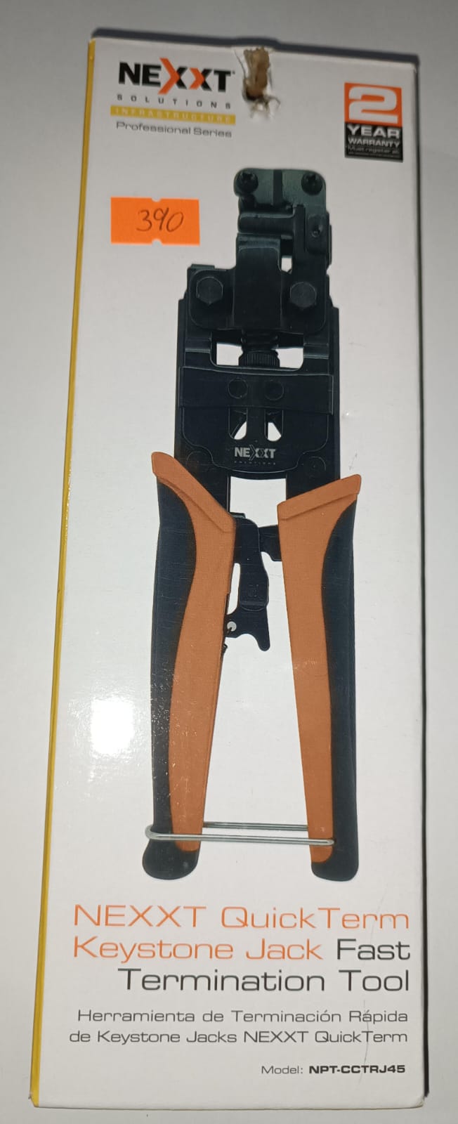 ponchadora Herramienta de Terminación Rápida de Keystone Jacks NEXXT QuickTerm Model: NPT-CCTRJ45