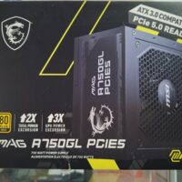 fuente de poder MSI MAG A750GL PCIES FUENTE DE ALIMENTACIÓN DE 750 VATIOS