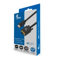 Adaptador de video DisplayPort a VGA 1.7m negro Xtech XTC-377
