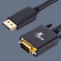 Adaptador de Video DisplayPort a VGA 1.7m Negro