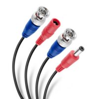 cable para camara Cable de alimentación y señal para CCTV de 18 m