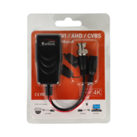 Balun RJ45 con Vídeo y Allimentación Pasivo (2 Unidades) de Movok SKU VK-BALUN-4K-DC36