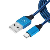 Cable Trenzado de Carga USB-C de 1.5 Metros - Azul