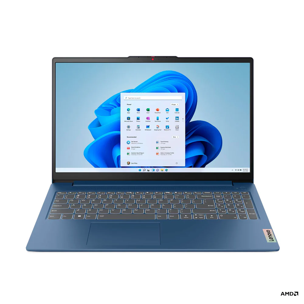 LAPTOP IDEAPAD SLIM 3 15AMN8 RYZEN 5 7520U 8GB RAM 512GB SSD 15.6P W11 ABYSS BLUE