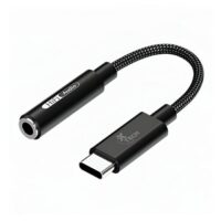 Adaptador USB-C a Conector 3,5mm Hembra para Audífonos - Negro XTC509