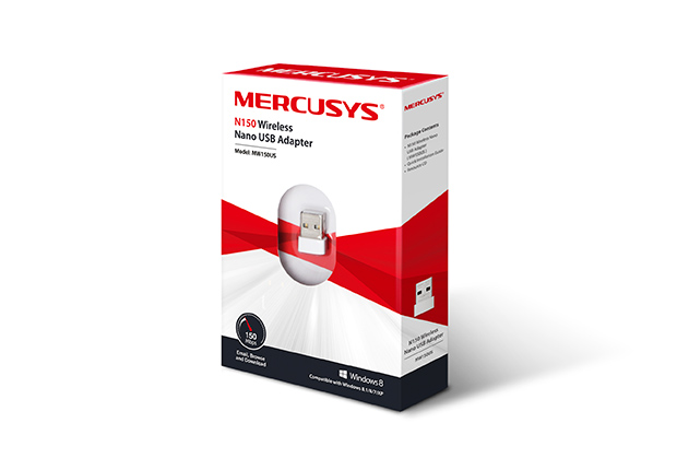USB ADAPTER MERCUSYS MW150US N150 WiFi4 Nano USB