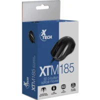 Mouse Xtech Optico USB 3 botones Ergonomicos 800DPI
