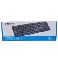 Teclado Alámbrico Estándar en Español, XTK-092S -