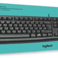 Teclado y Mouse Logitech MK120, Color Negro
