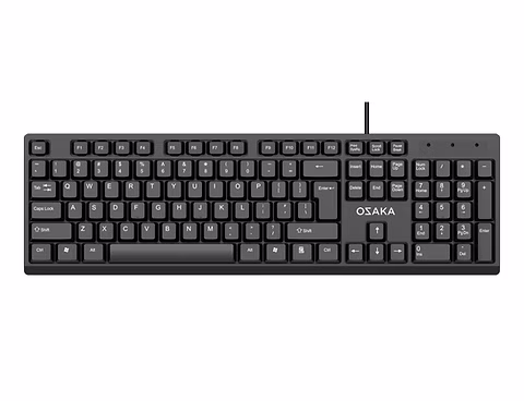 Teclado USB OFFICE 2.0 OSAKA — Diseño ergonómico  HK-670