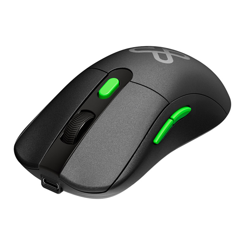 Klip X Mouse 6- Button Optical Dongle Wireless Black - Imagen 3