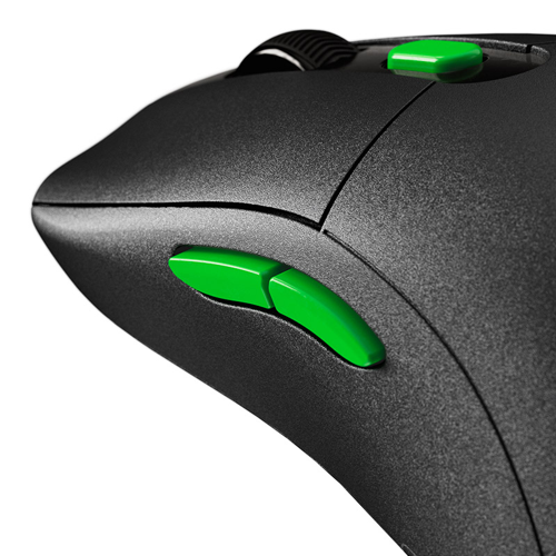 Klip X Mouse 6- Button Optical Dongle Wireless Black